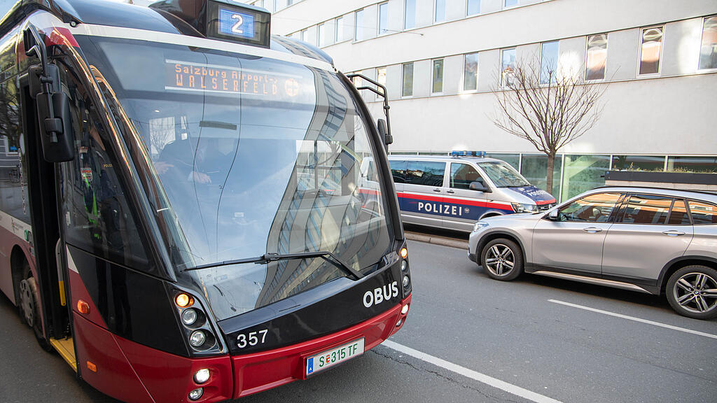 Unfall mit O-Bus Ignaz-Harrer-Straße