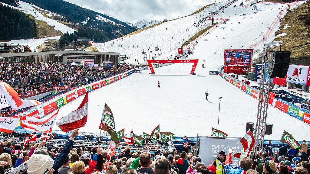 Saalbach-Hinterglemm, Ski, Weltcup-Finale, Ziel