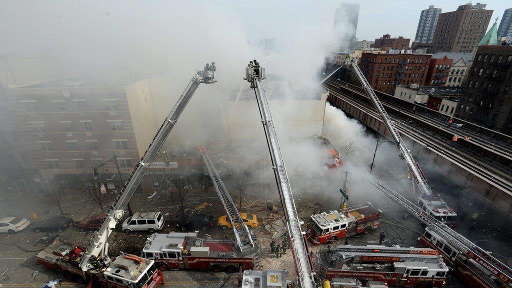 Explosion in New York: Zwei Gebäude eingestürzt