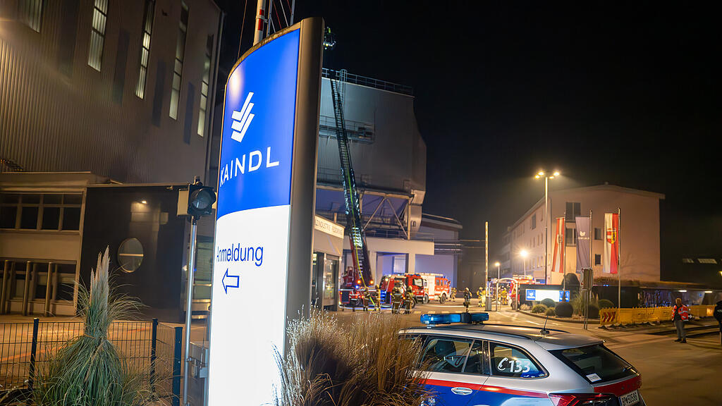 Brand bei Kaindl in Wals I