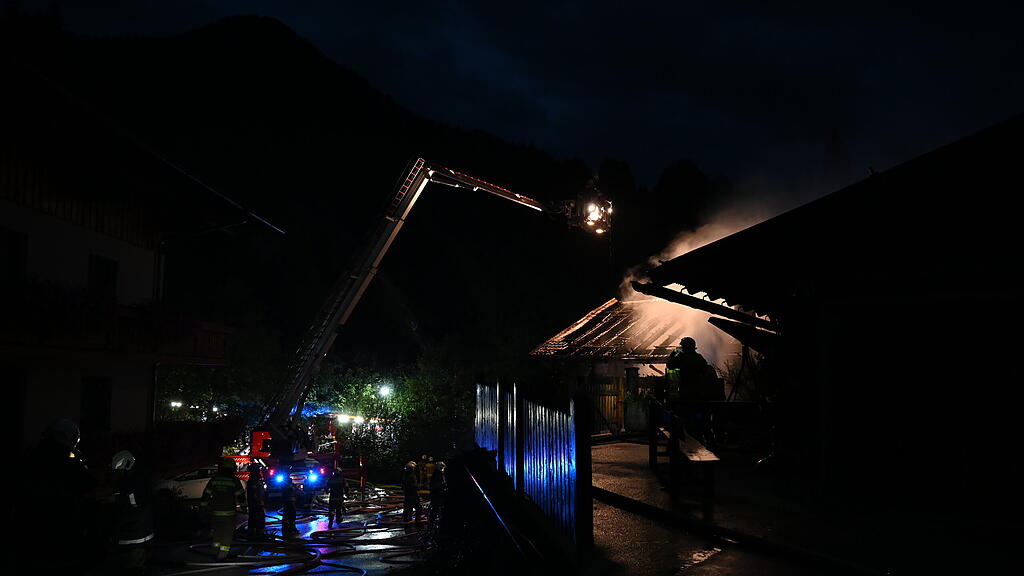 Großbrand Bauernhof Großarl