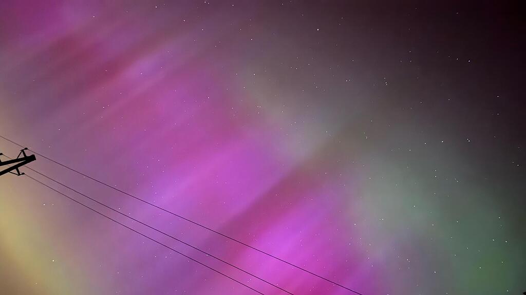 Userbilder: Polarlichter \u00fcber Salzburg