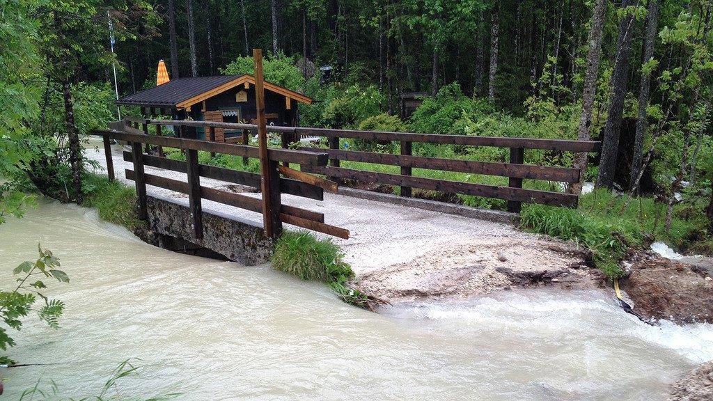 Hochwasseralarm im Lkr. Berchtesgadener Land