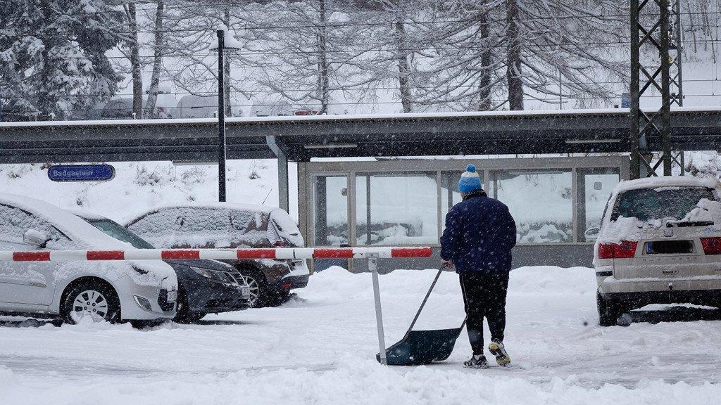 Schnee in Bad Gastein