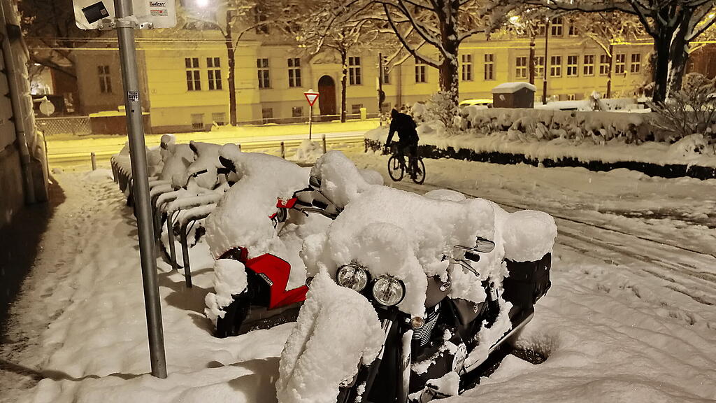 Winter in der Stadt Salzburg