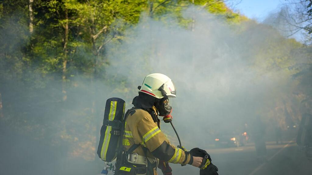 Feuerwehrübung in Guggenthal