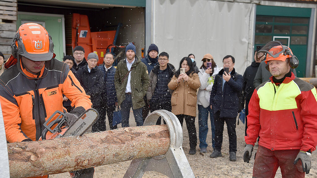 China-Delegation in LFS Tamsweg