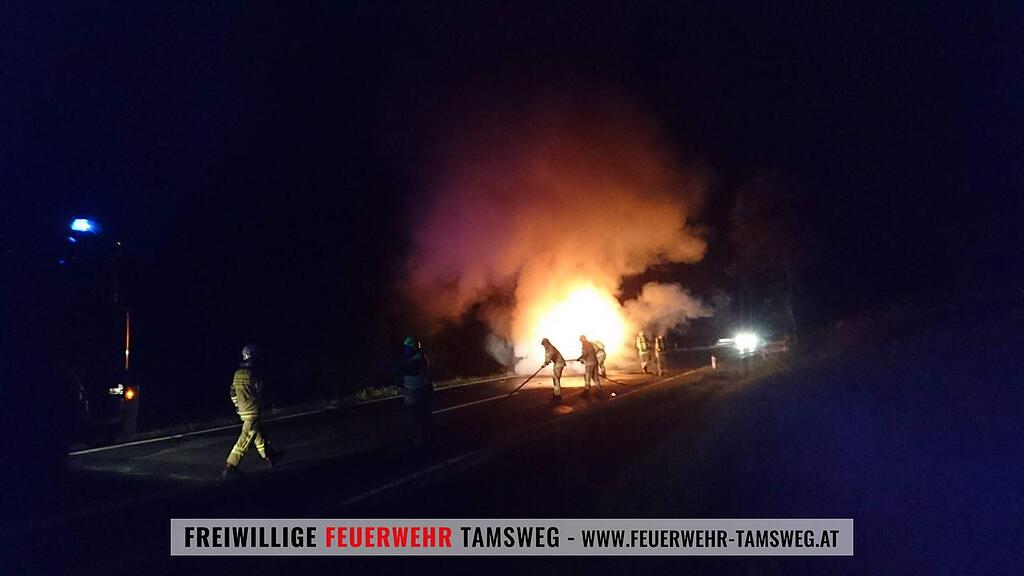 Brand Taxibus Tamsweg