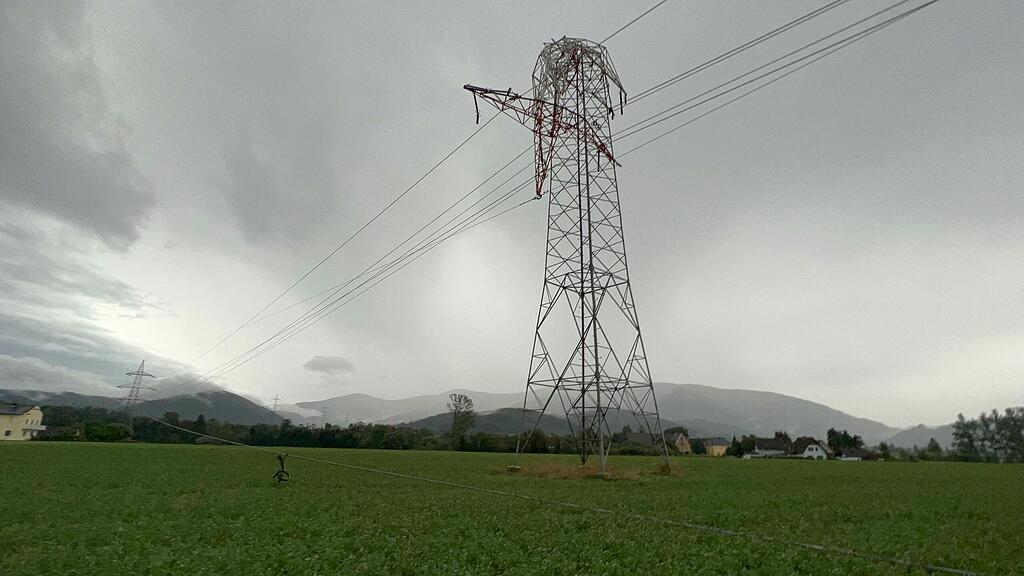 Unwetter in Steiermark: Haushalte ohne Strom