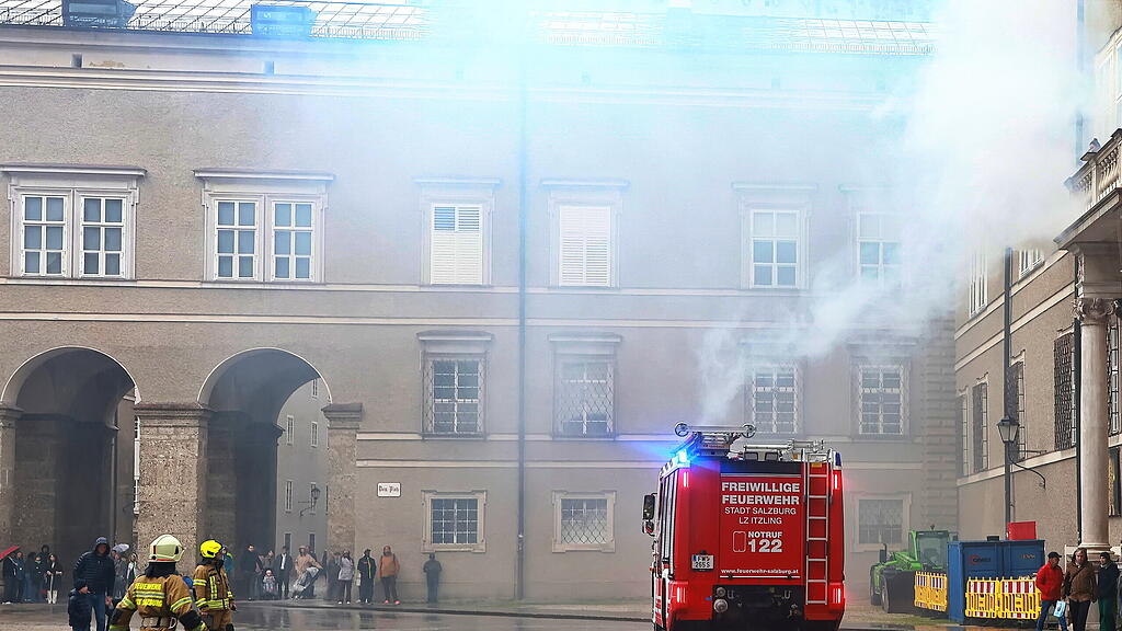 Brand im Dom: Spektakuläre Übung in Salzburger Altstadt