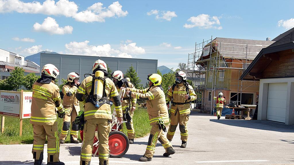 Gasflaschenbrand in Grödig