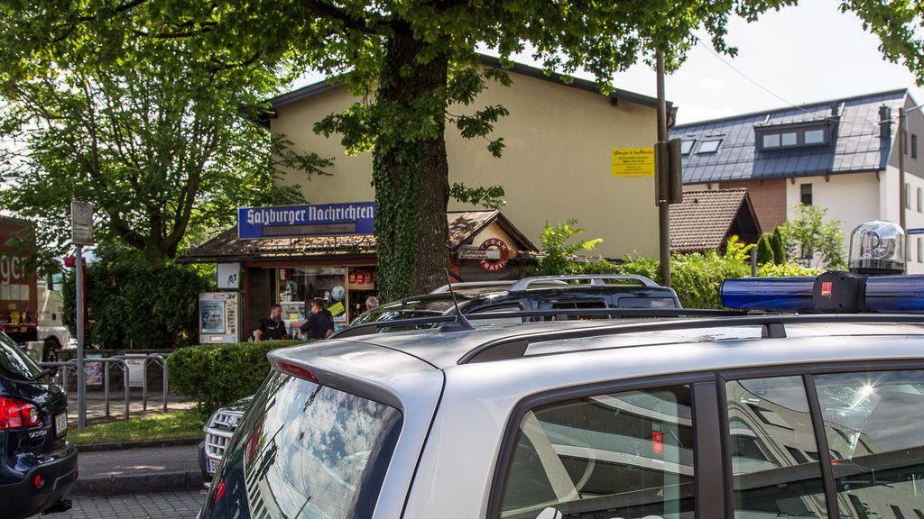 Überfall auf Trafik in Liefering: Bilder vom Tatort