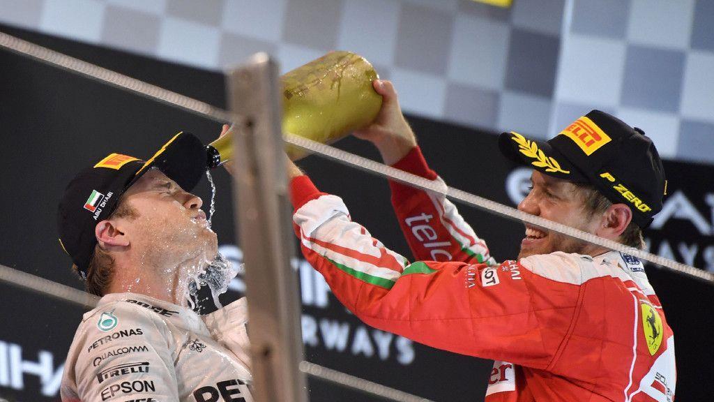 Rosberg feiert in Abu Dhabi