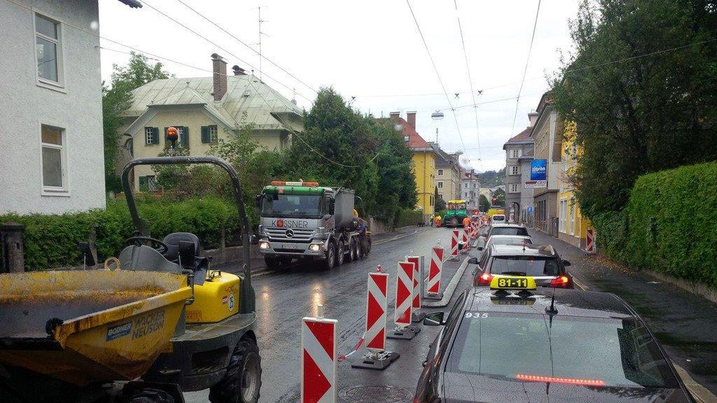 Baustellen-Chaos in Salzburg