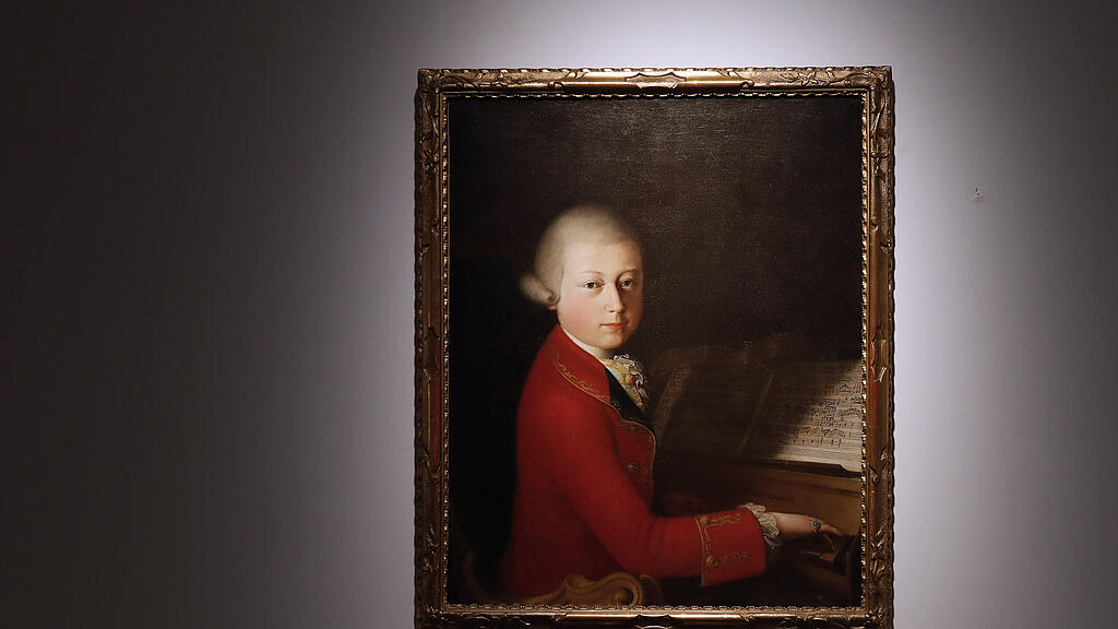 Mozart, Gemälde
