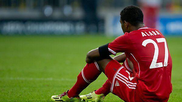 Alaba am Boden zerstört