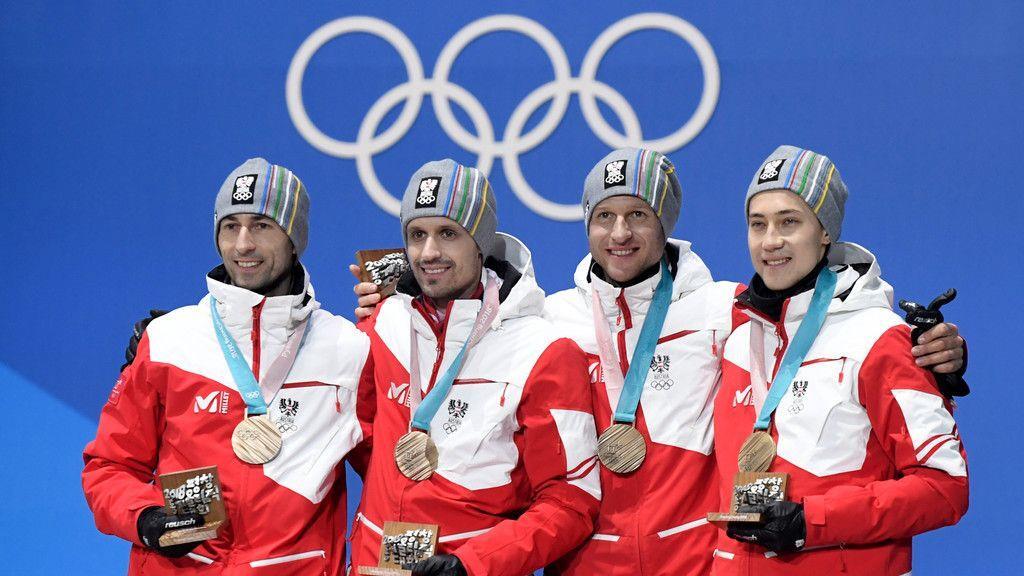 Olympia-Bronze für Staffel der Nordischen Kombination