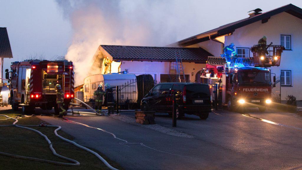 Garagenbrand in Straßwalchen