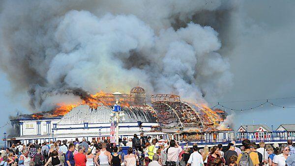 Am Mittwoch war das Feuer ausgebrochen