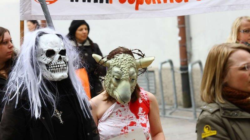 Tierrechtsdemo in Salzburg