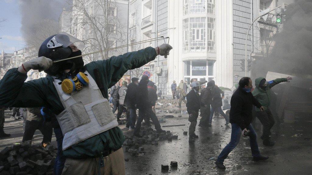 Gewalt-Eskalation in Kiev