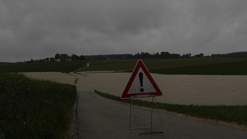 Hochwasser in Trostberg
