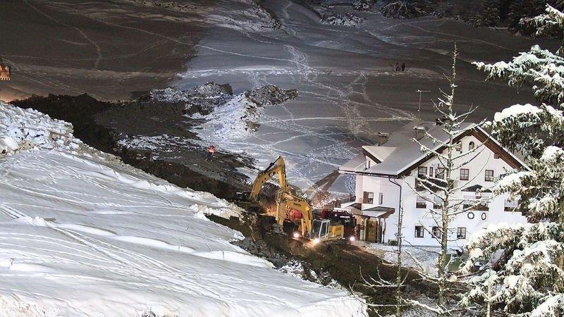Weltcup und Hangrutsch in Alta Badia