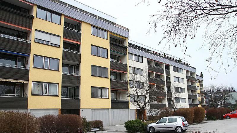 Der betroffene Wohnblock
