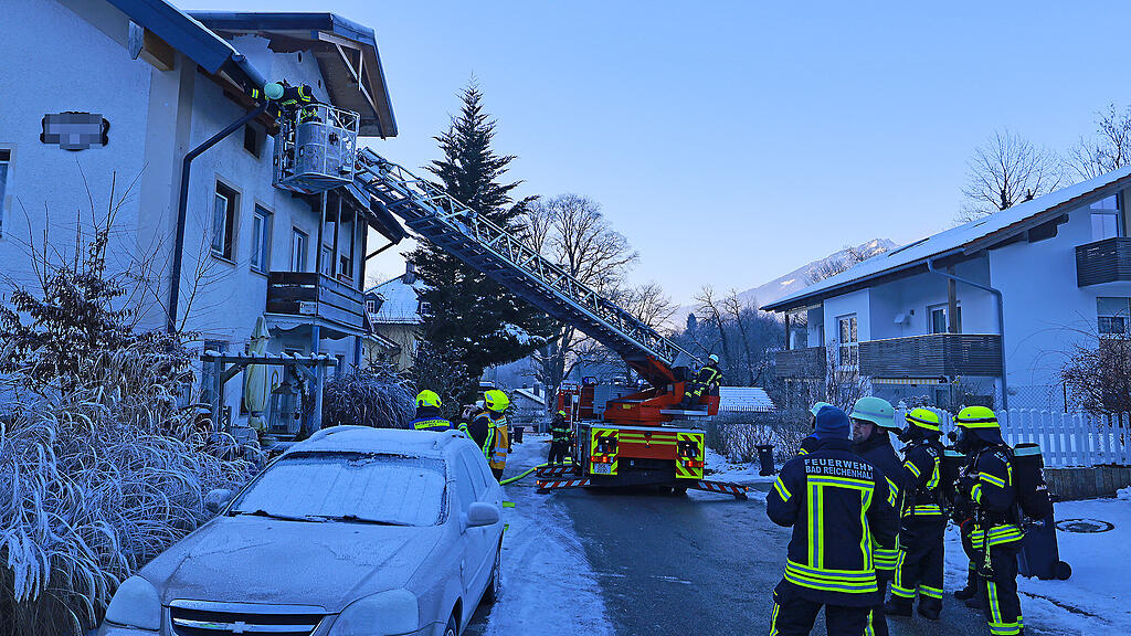 Gästehaus-Brand in Bayerisch Gmain