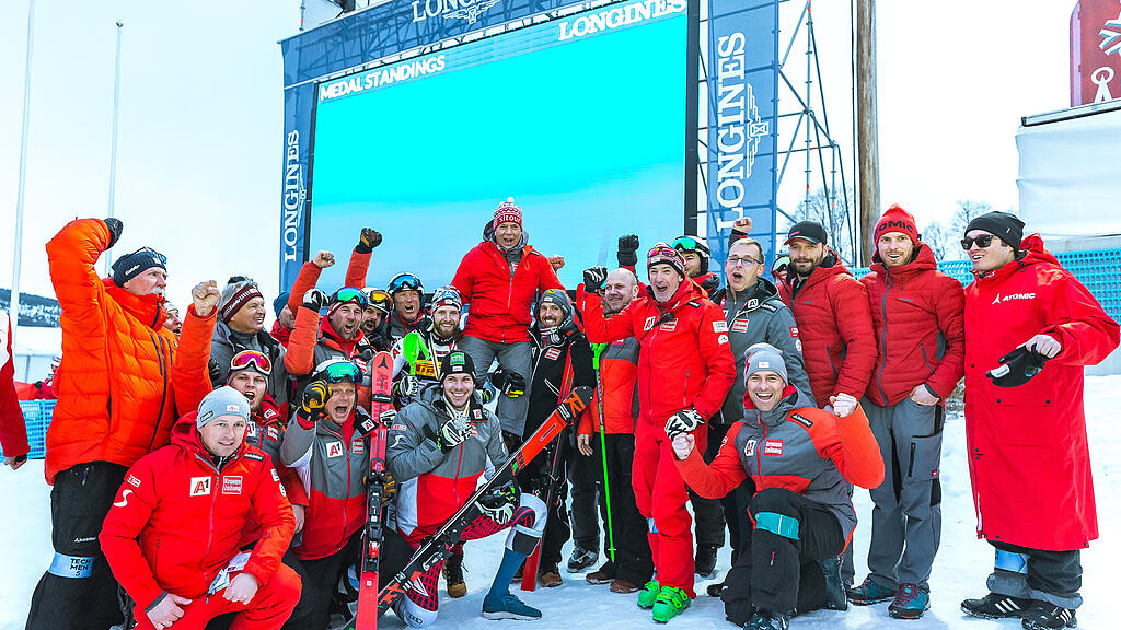 Hirscher-Jubel in Aare