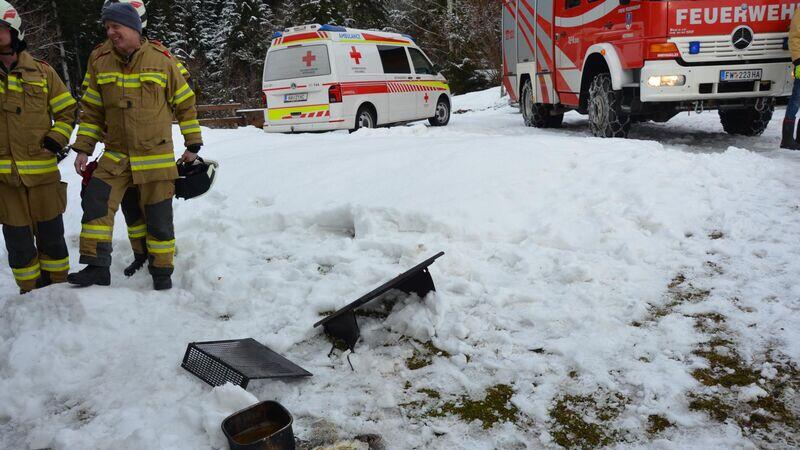 Küchenbrand in Voglau