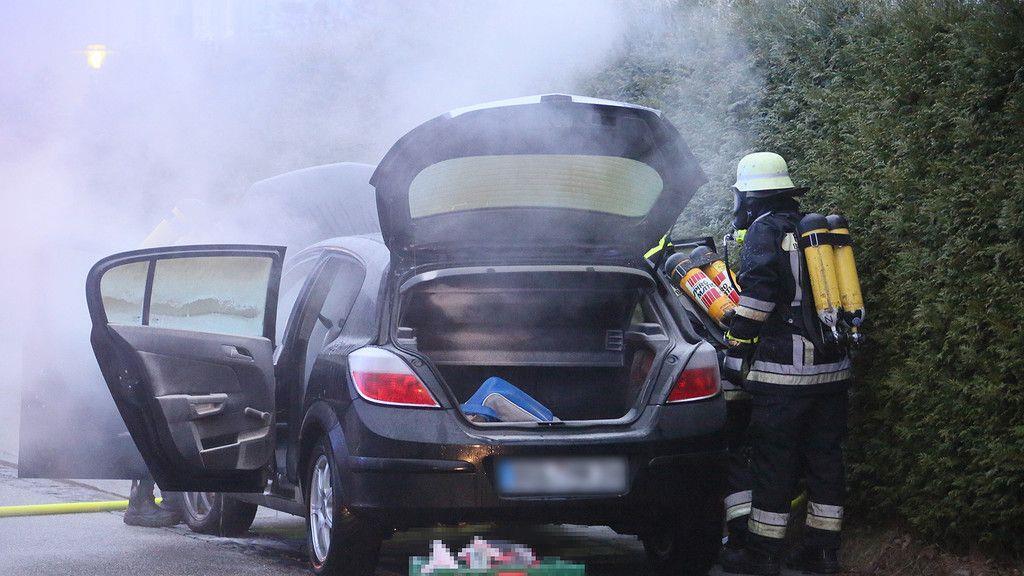 Fahrzeugbrand in Bad Reichenhall