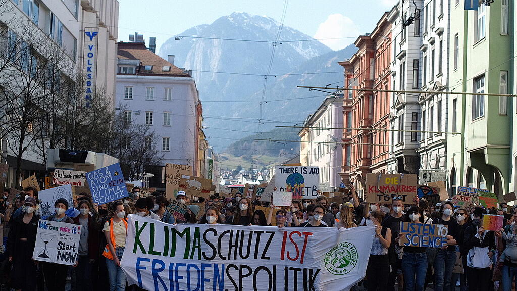 Klimastreik in Innsbruck