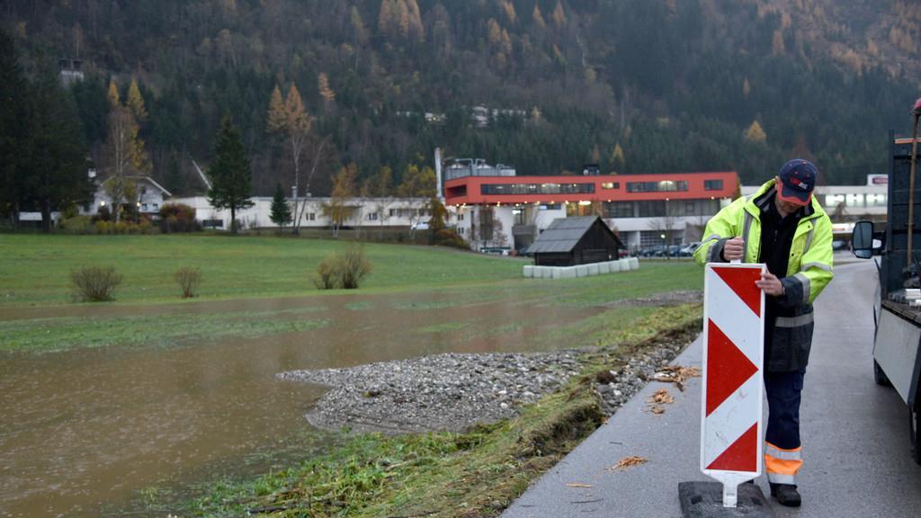 Hochwasser: Situation in Muhr