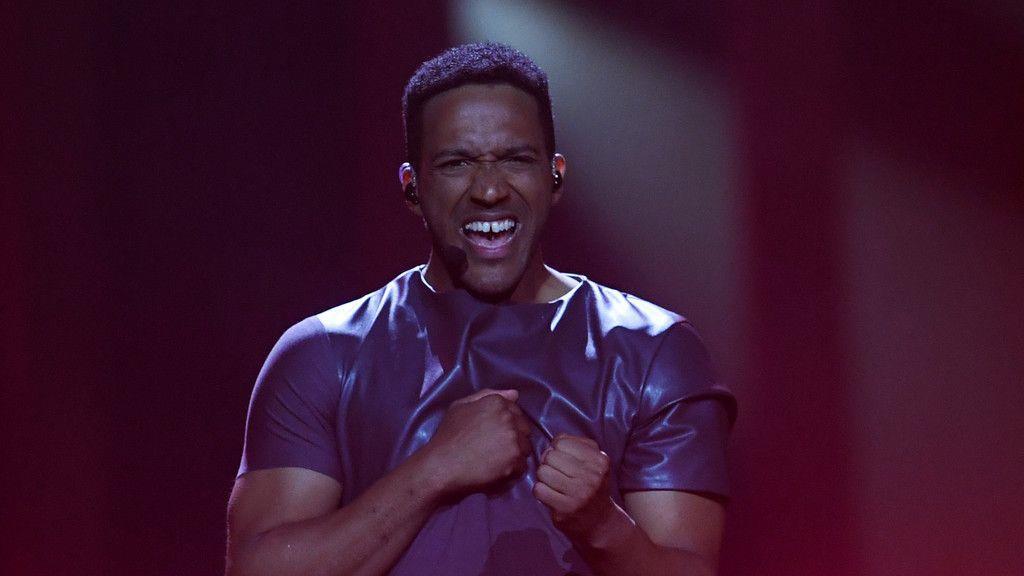 Cesar Sampson beim ESC