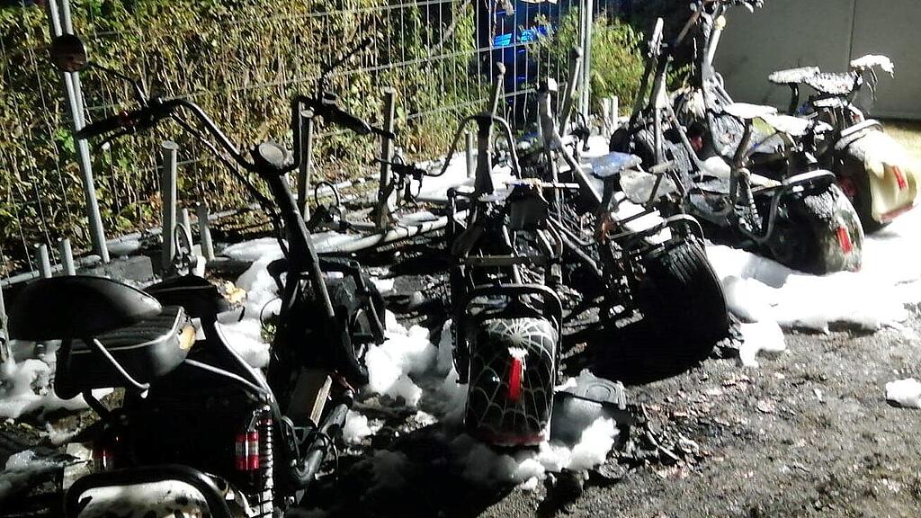 E-Scooter-Brand Klagenfurt