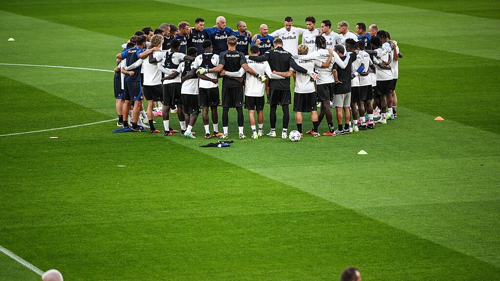 Red Bull Salzburg, Training, Benfica Lissabon,
