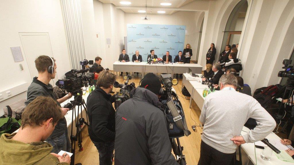 Bilder vom Pressegespräch