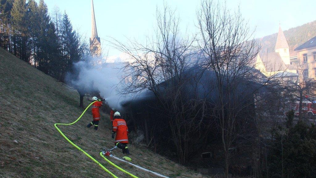 Feuerwehr verhindert Vollbrand