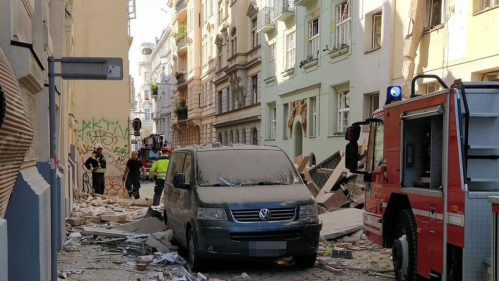 Wien, Einsturz, Wieden, Explosion