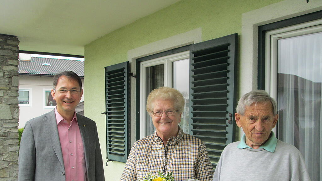 Gertrude und Rupert Ganisl goldene Hochzeit Neumarkt