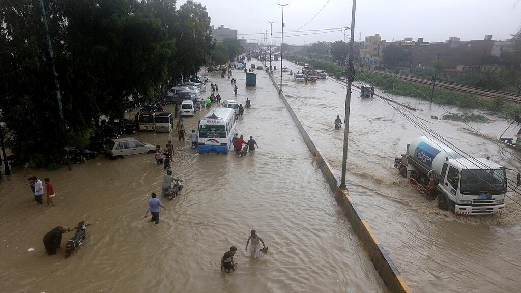 Pakistan, Überschwemmungen, Karatschi