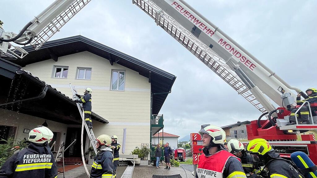 Industriebrand in Tiefgraben
