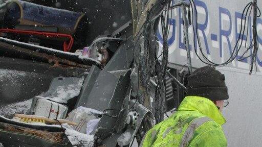 Schwerer Unfall auf B311