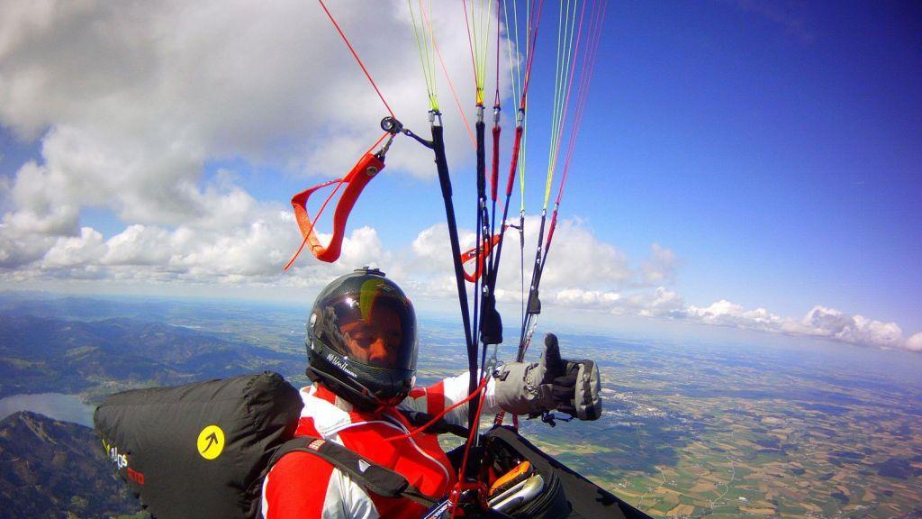 Paragleiten in Gmunden