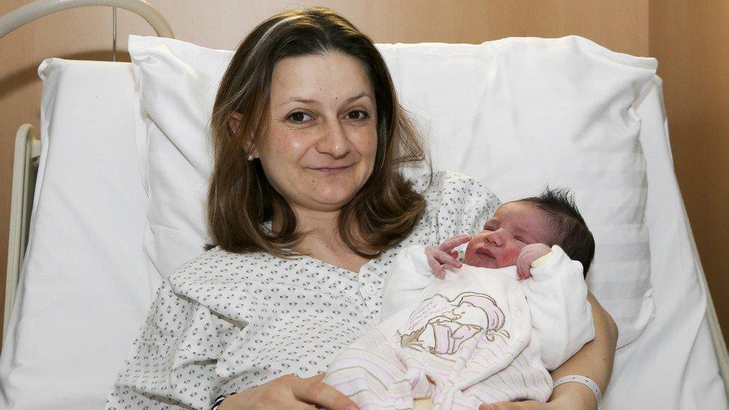Adina, OÖ's Neujahrsbaby