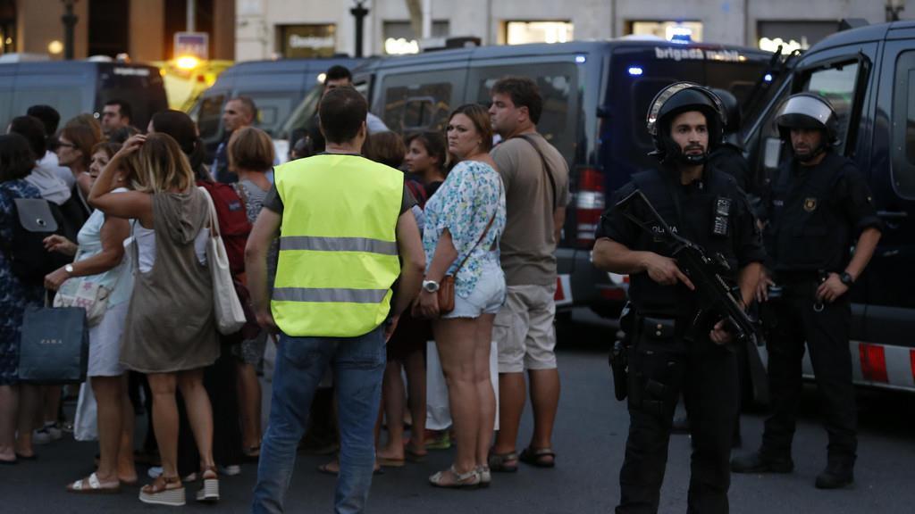 Terror in Barcelona: Bilder vom Abend