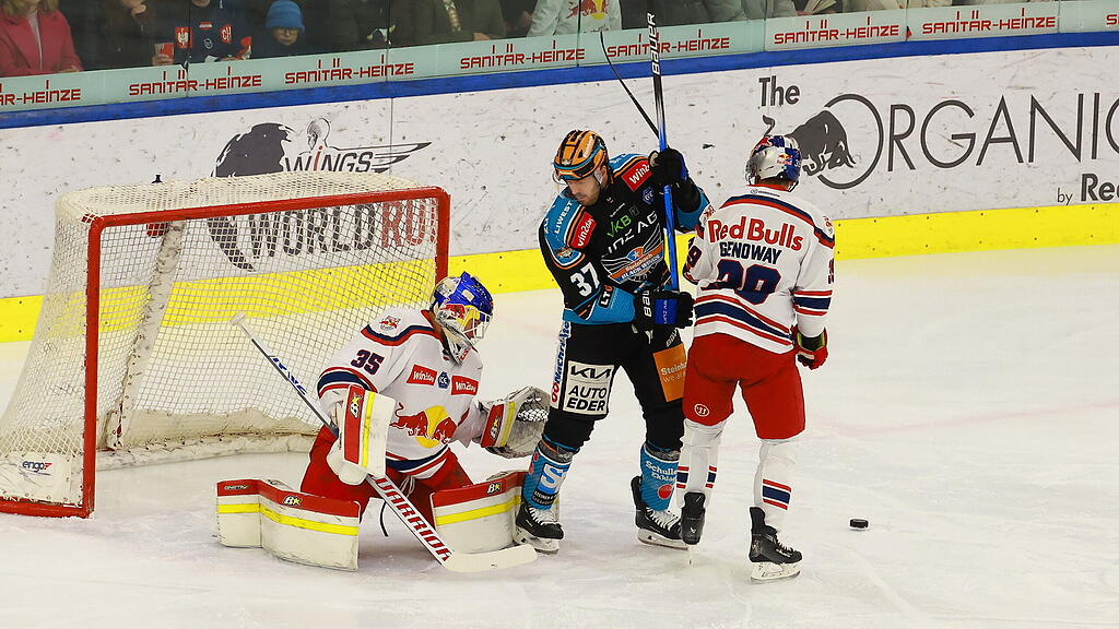 Eishockey: Red Bull Salzburg vs. Black Wings Linz