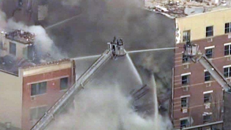 Explosion in New York: Haus teilweise eingestürzt