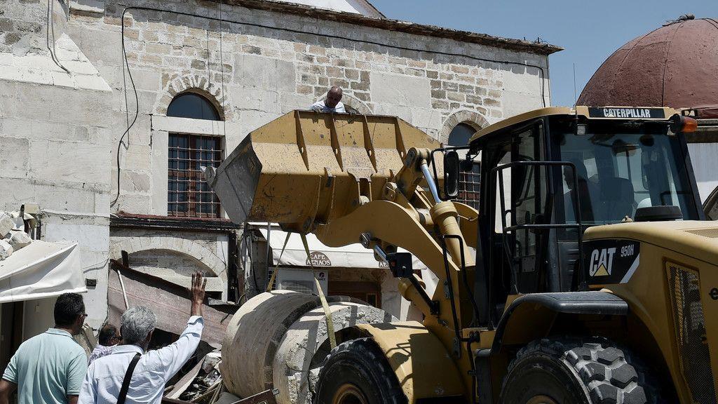 Schwere Schäden nach Erdbeben auf Kos